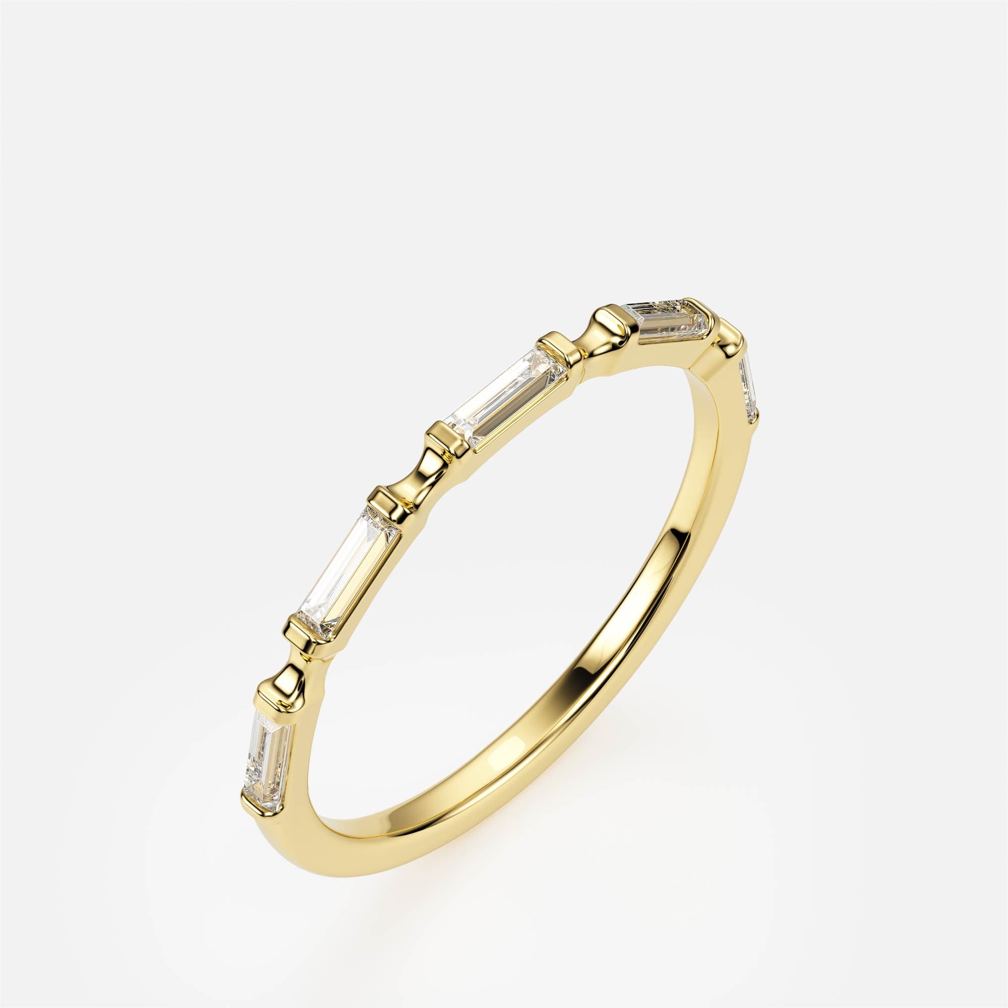Baguette Line — Yellow Gold 585, Baguette