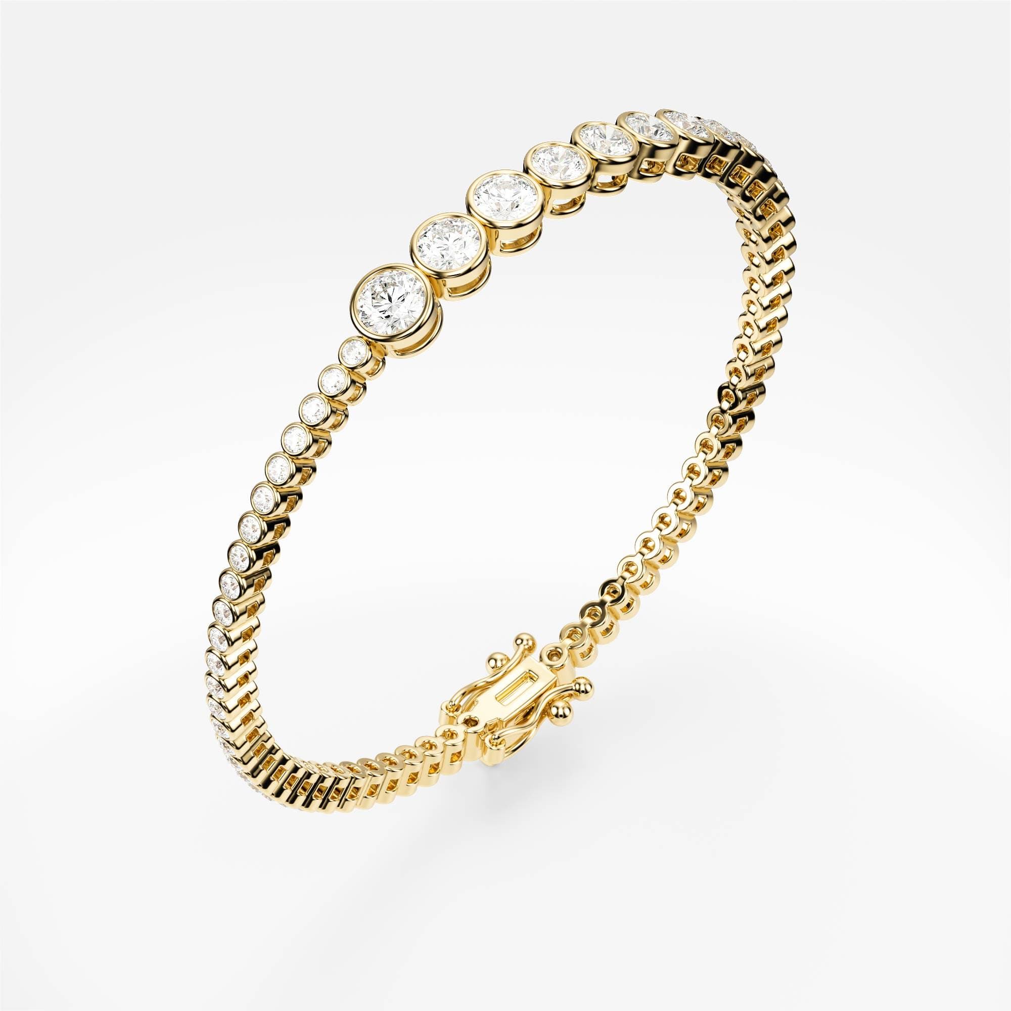 Crescendo Bezel — Yellow Gold 585, Round