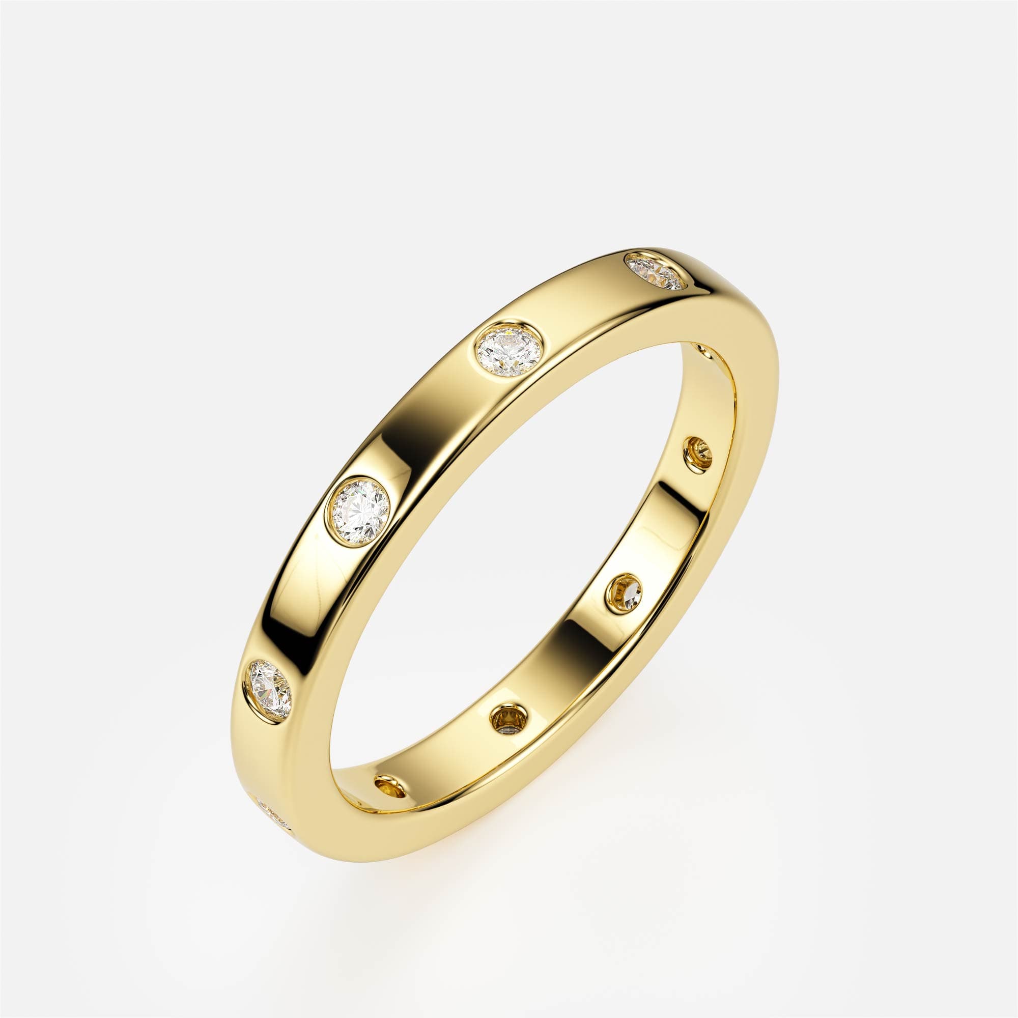Dewdrop Band — Yellow Gold 585, Round