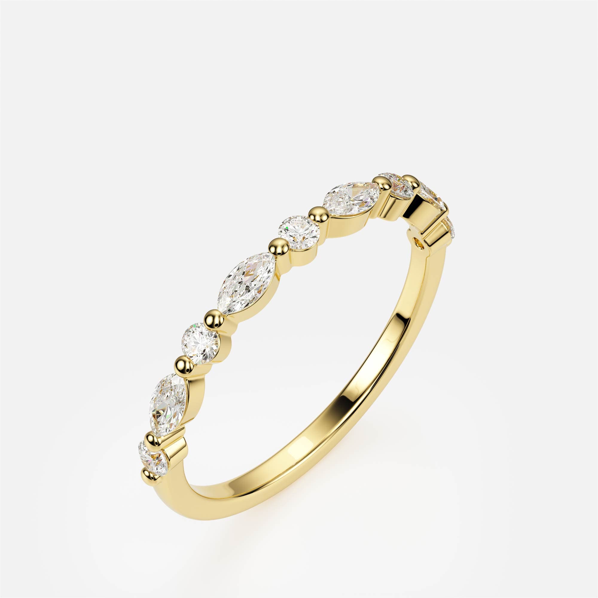 Marquise Dot — Yellow Gold 585, Marquise