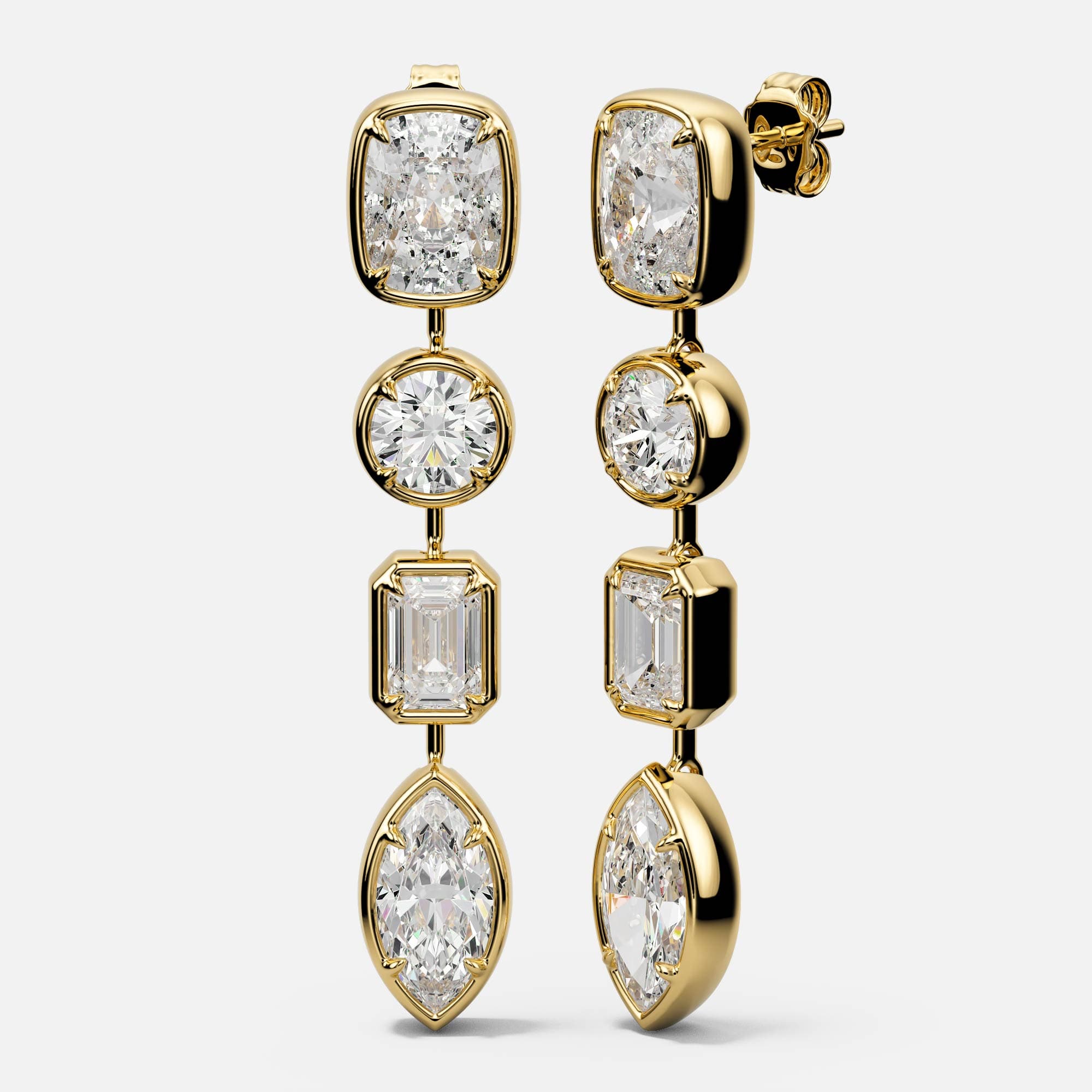 Quartet Drops — Yellow Gold 585