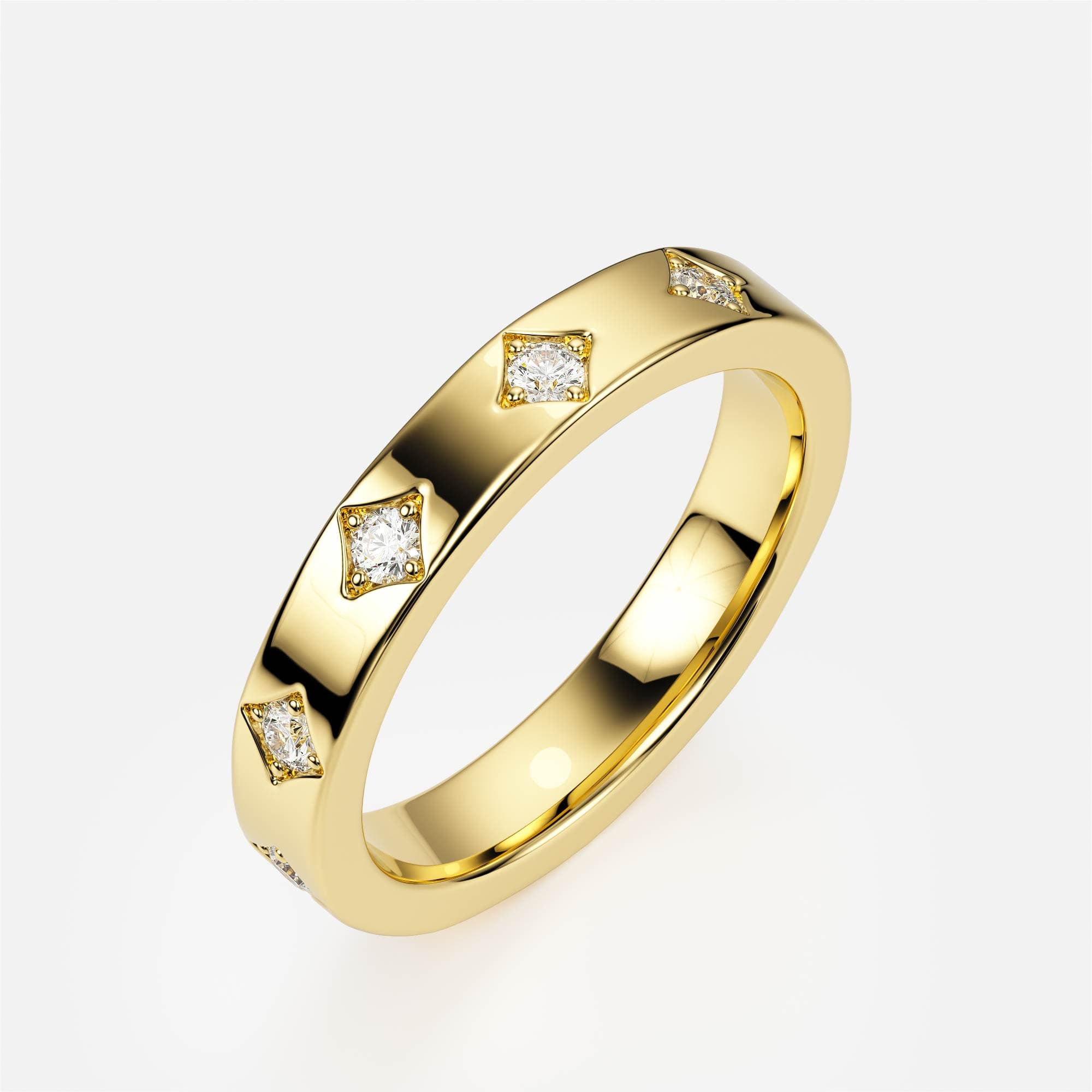 Starlight Band — Yellow Gold 585